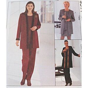 McCall's 9219 Sewing Pattern Misses' Jacket Pants Skirt Top Size 20 22 24 Uncut